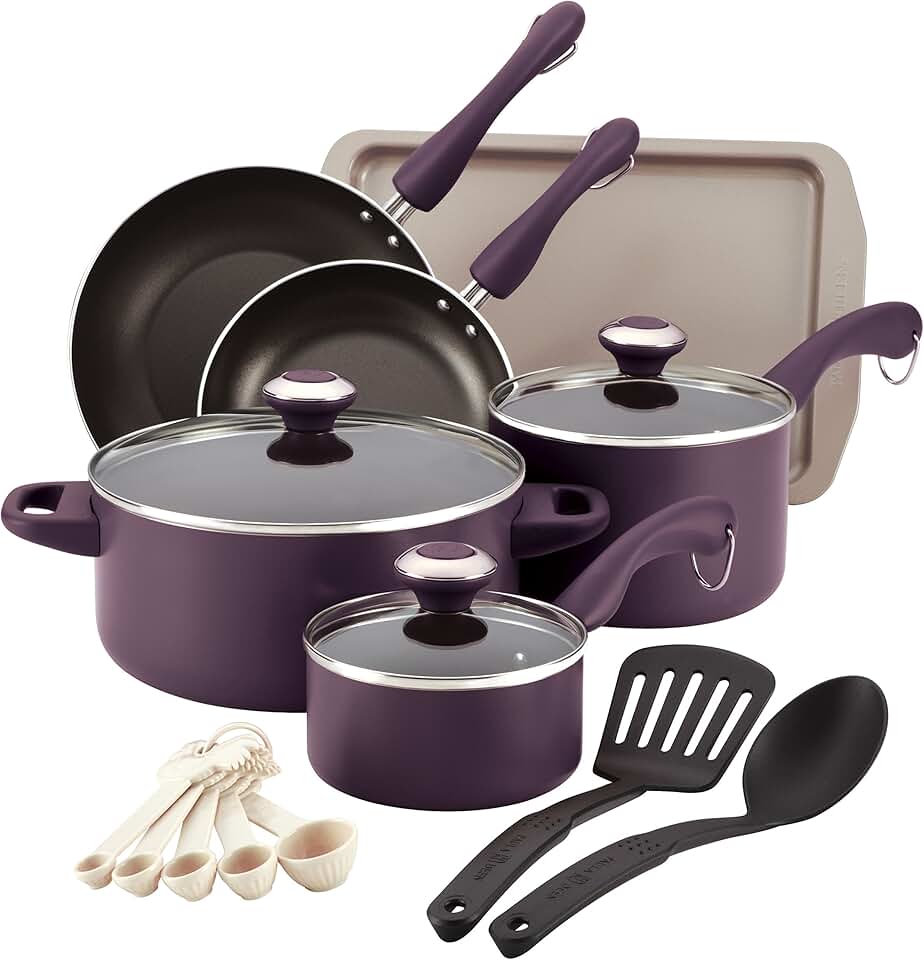 Kitchen Cookware Sets Purple / Cookware Sets / Cookware