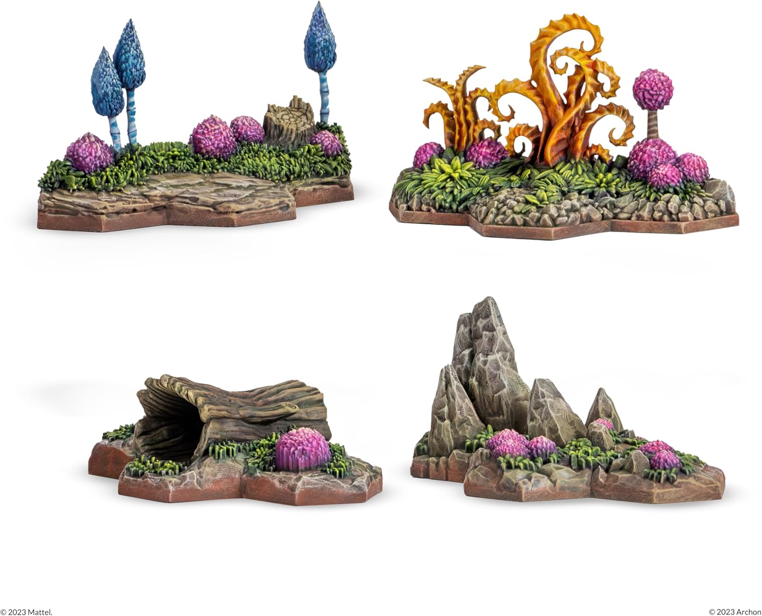 Masters of The Universe Battleground Wave 7 The Great Rebellion - Large 55-Piece Expansion Set Includes 6 Character Minis, Terrain Pieces, Rulebook and More - for Ages 14+