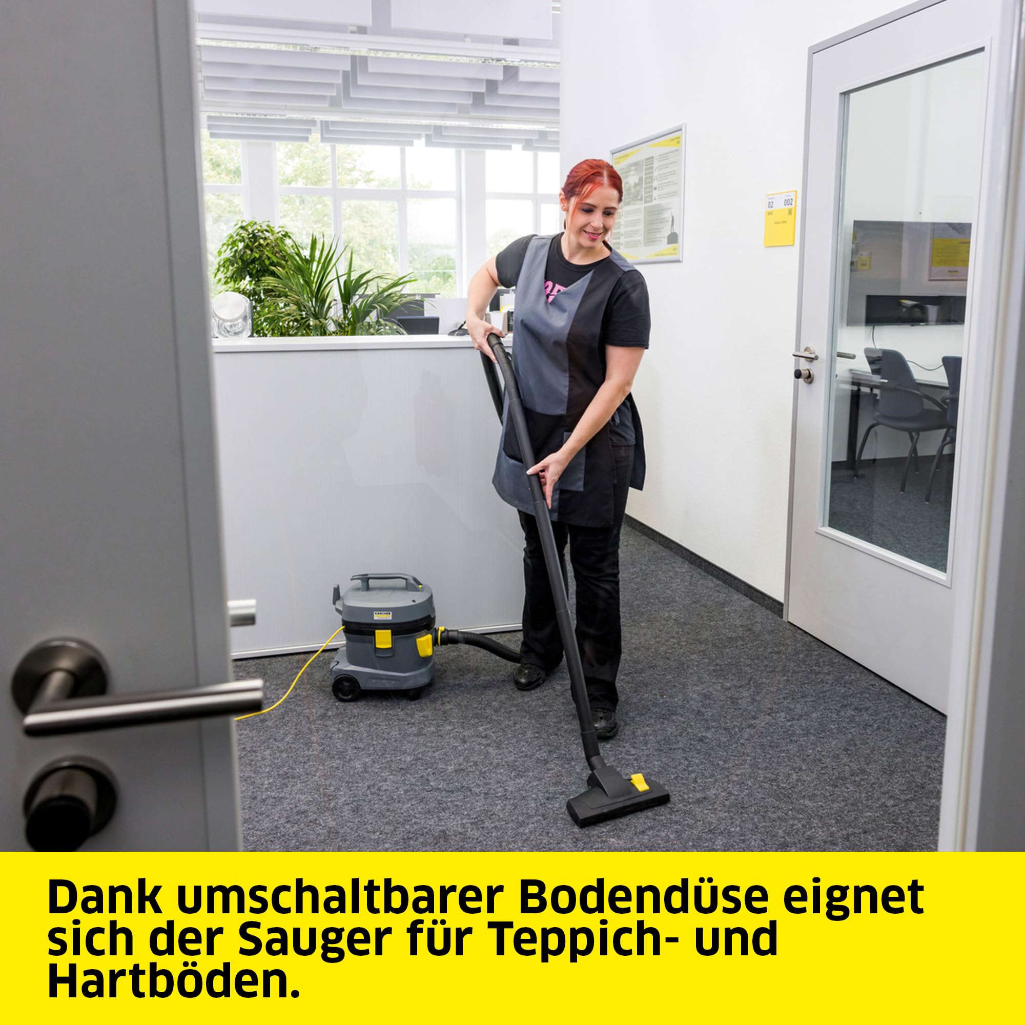 KÄRCHER Sauger T 11/1 Classic, 11 l, 850 W, 61 dB(A), 3,9 kg, 7,5 m, Permanent-Filterkorb