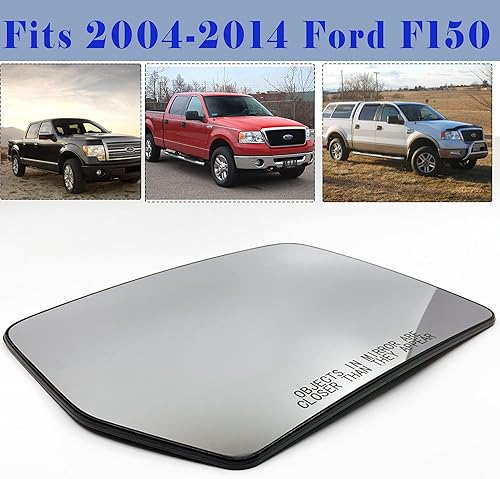 Miniatura 4 de F150 Vidrio de espejo calefactado para el lado del pasajero, 2004-2014 Ford F150 derecho derecho calentado vidrio espejo convexo, 4L3Z17K707DA
