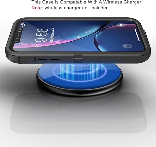 Miniatura 6 de MXX Funda resistente para iPhone 8 con protector de pantalla sin clip para cinturón 3 en 1 capas de protección cubierta de protección de goma