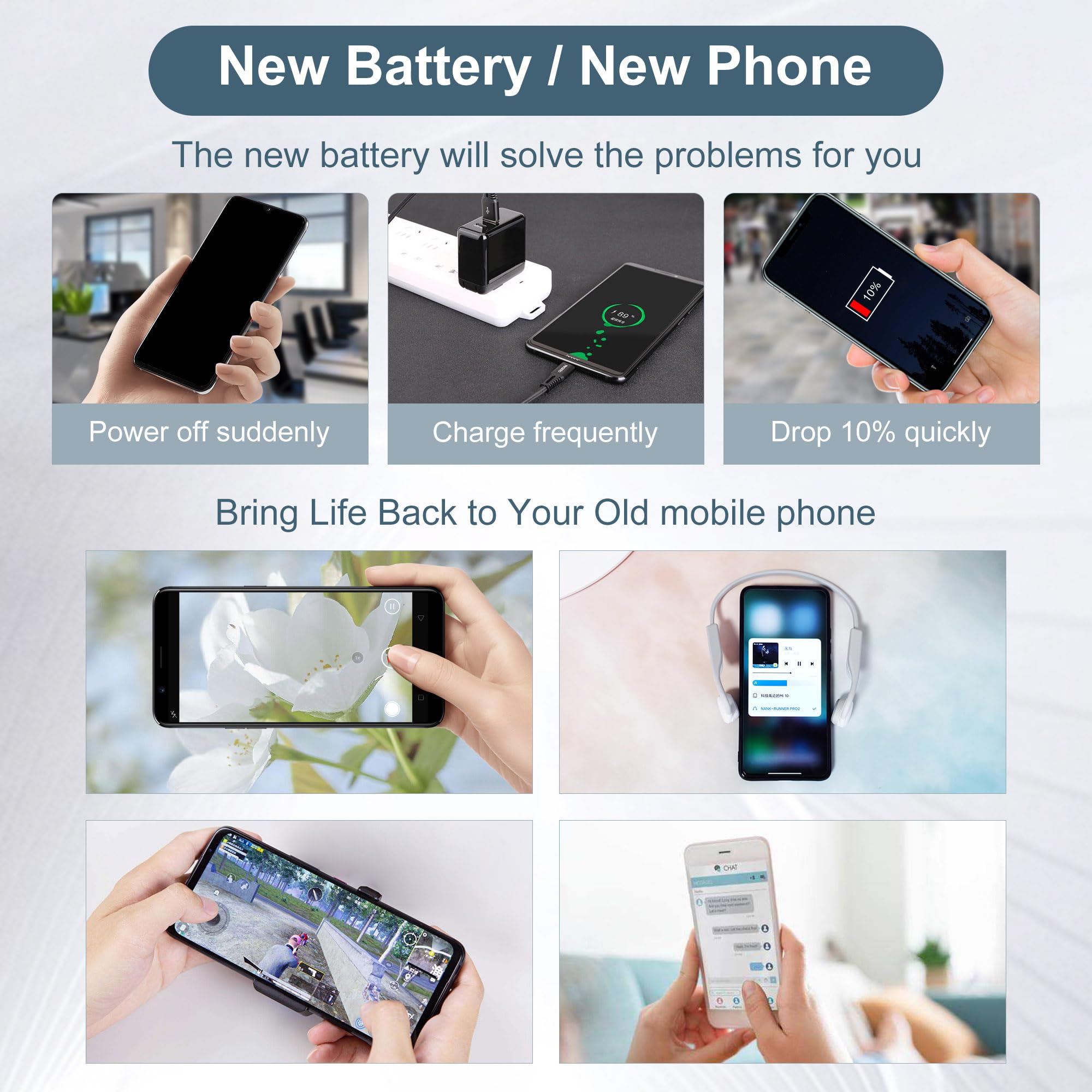 Batteria Ricambio Per Realme GT BLP849 Con Kit Strumenti - Compatibile Al 100% - Foto 2