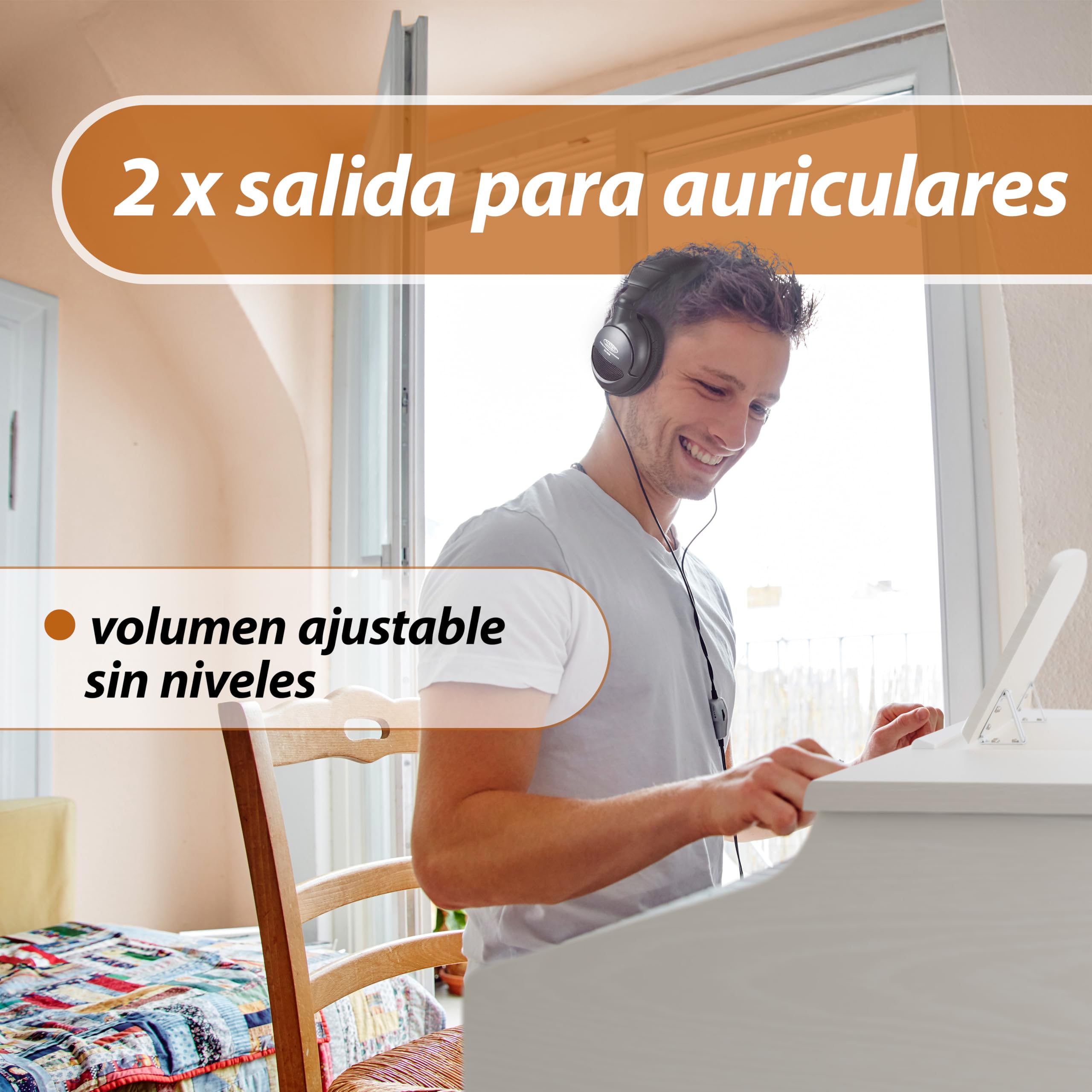 Classic Cantabile DP-50 Piano digital 88 teclas con mecanica martillo - Teclado electronico USB/MIDI local, 32 polifonía, 14 voces y funcion Twin-Piano - Organo musical para ninos - Blanco mate