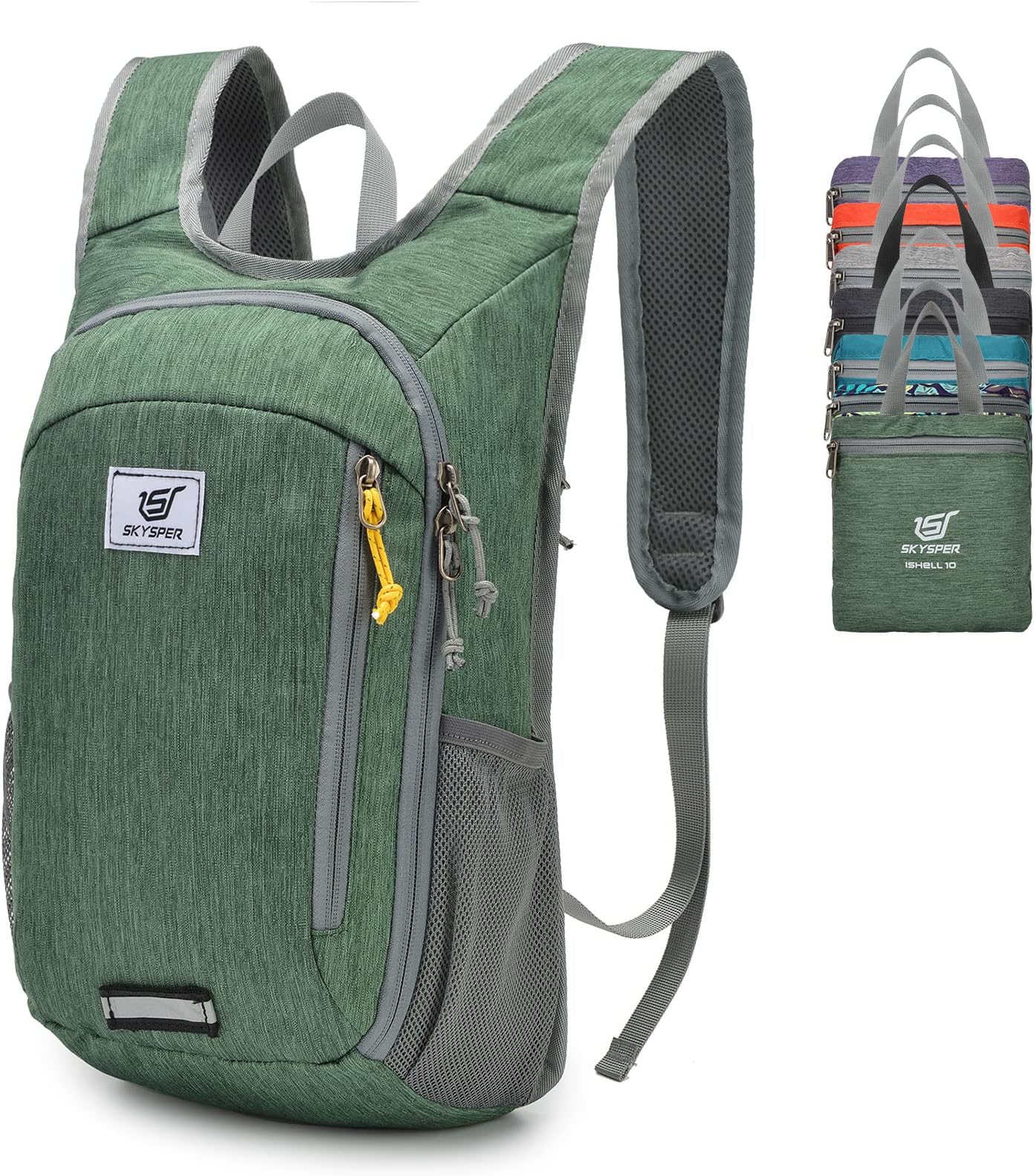 Small Daypack 10L/15L/20L Hiking Backpack Packable Lightweight Travel Compact Foldable Rucksack for Women Men