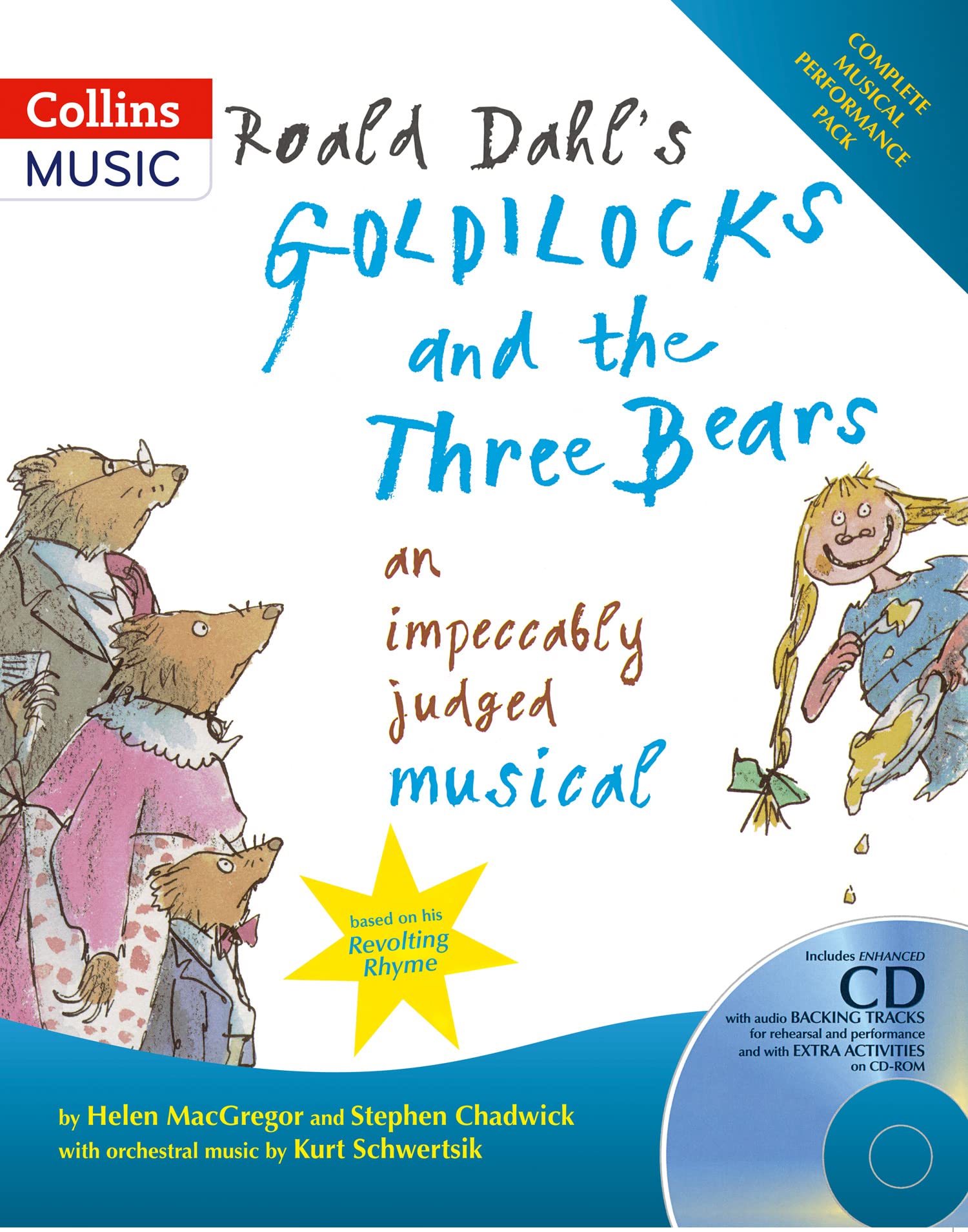 Roald Dahl's Goldilocks and the Three Bears (BOOK + ----)... - 9780713670851