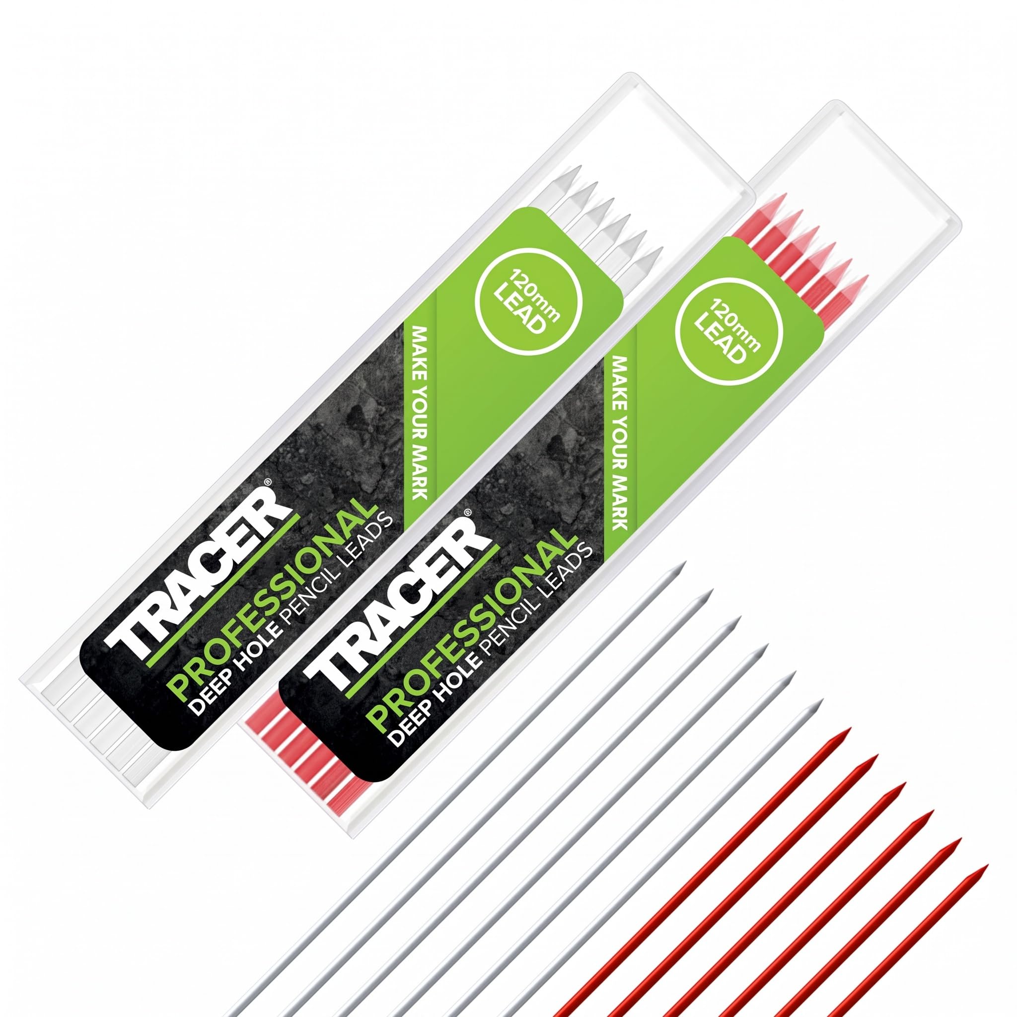 Tracer Pencil Refills - 12 x 2.8mm Deep Hole Leads, Red and White — Amazon image 8