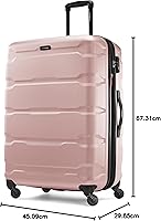 Vista 208 de Samsonite Omni PC - Maleta extensible rígida, Negro