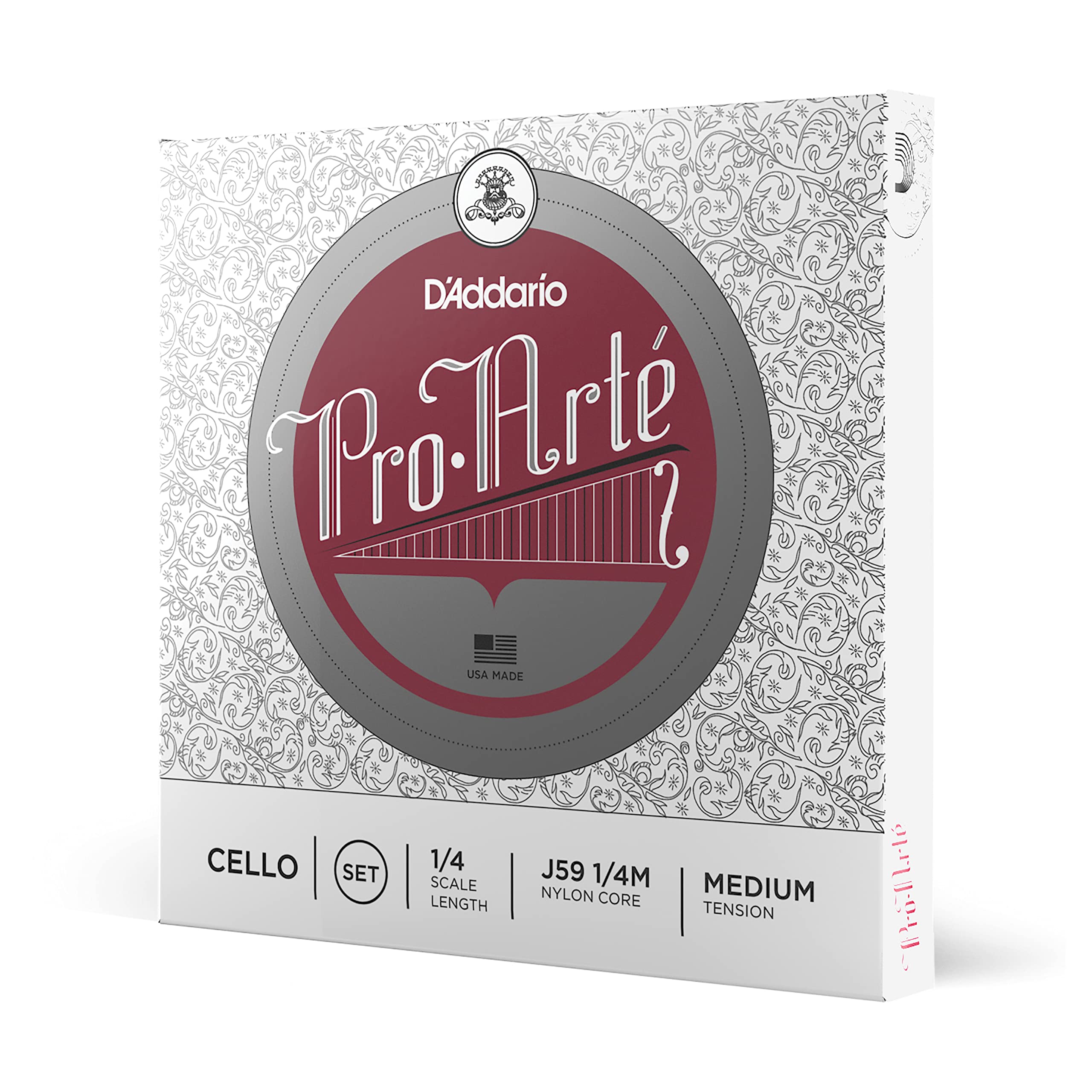 Amazon | D'Addario ダダリオ チェロ弦 Pro Arte Set J59 1/4M Medium