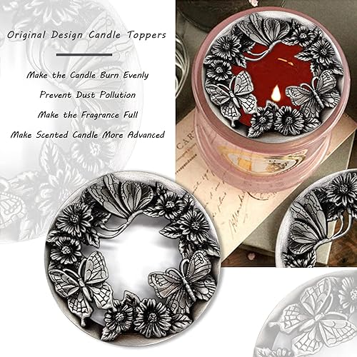 Miniatura 2 de Hion tapas para velas perfumadas, cubre frascos, tapas, sombras, mangas, accesorios para velas, regalos para mujeres, ayuda a quemar y derretir