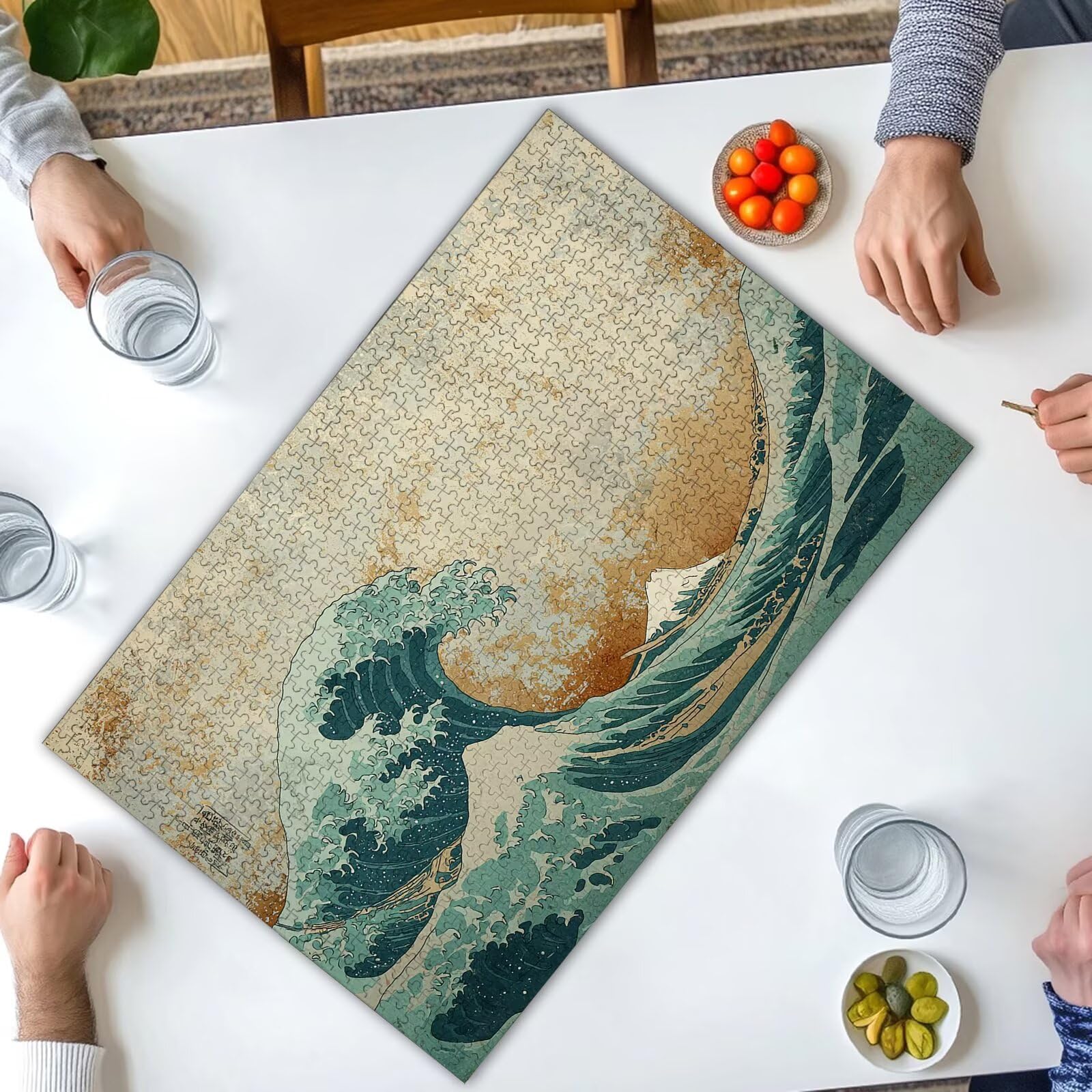 Puzzle de 2000 Piezas para Adultos, Paisaje Puzzle 2000 Piezas, Retro Rompecabezas Adultos con Caja, Medidas: 100x70 cm, Rompecabezas Madera para Toda la Familia, Home Decoration, Regalo Mujer, -1807