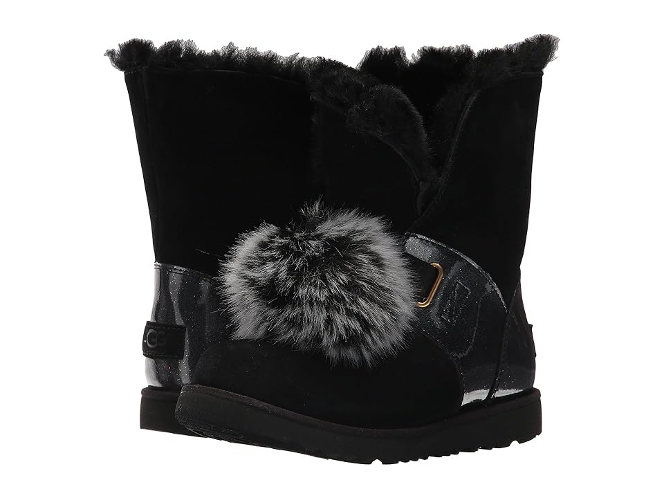 

UGG Kids Isley Patent Waterproof (Little Kid/Big Kid) (Black) Girls Shoes
