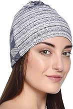 Women Cotton Lycra Skull Cap (Multicolor_Free Size) (Pack of 1)