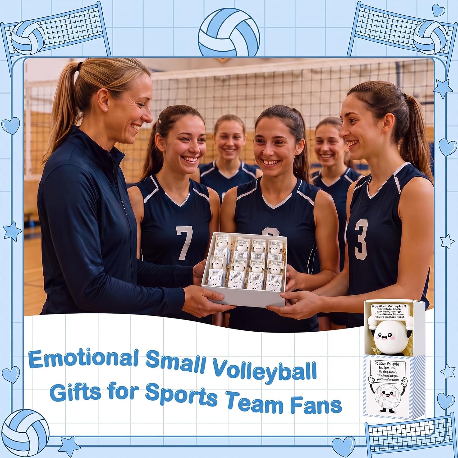 20 Sets Volleyball Party Favors, Mini Volleyball Team Gifts Bulk