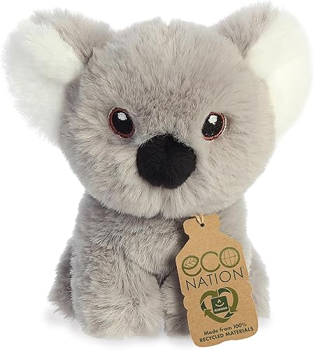 Aurora® Peluche Eco Nation™ Mini Koala hecho de forma responsable, ideal para aventuras de juego, perfecto para cumpleaños o simplemente porque -