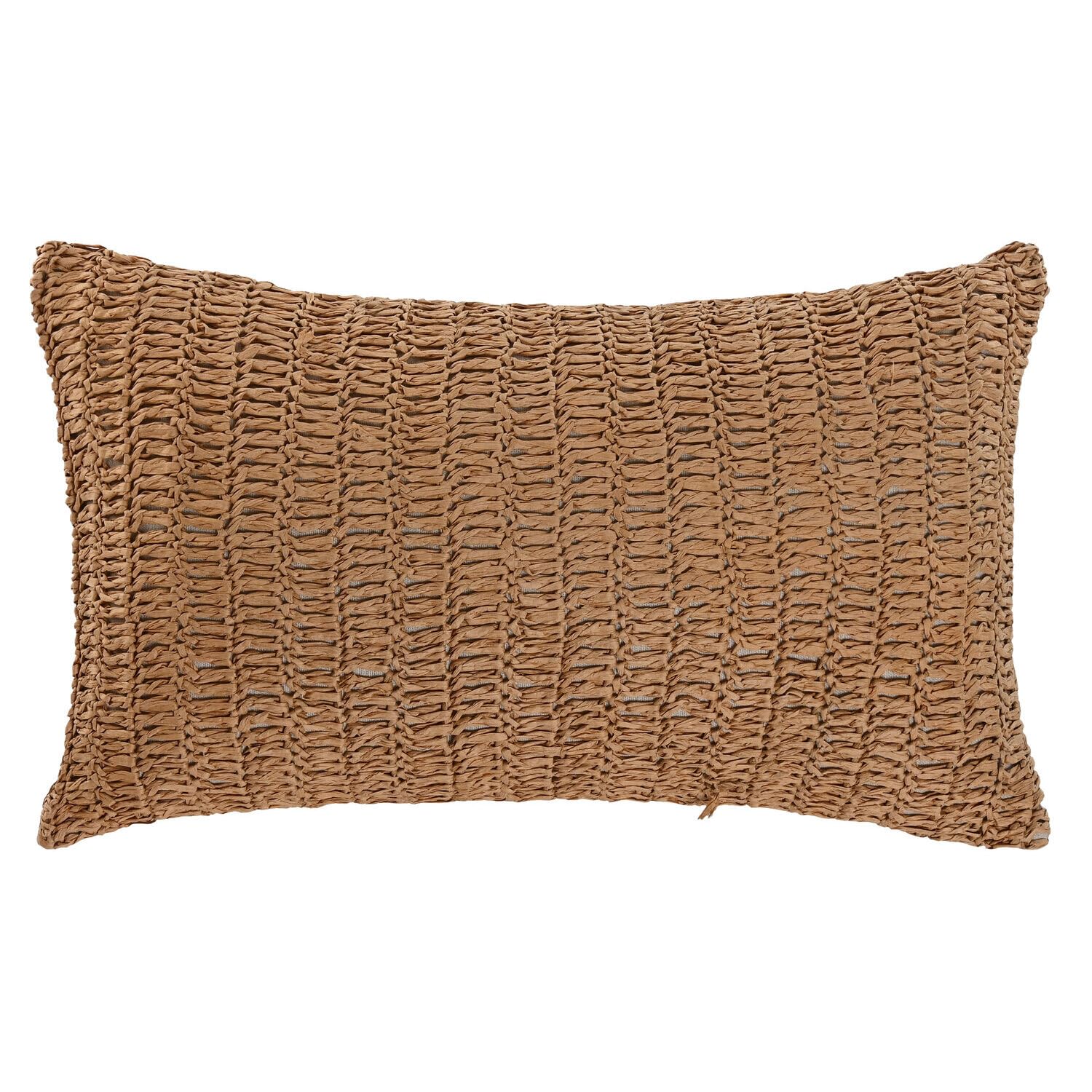 Coussin lin polyester 50x30 haut de gamme 380g coloris naturel