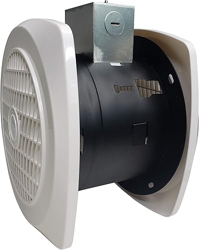 Miniatura 7 de BV - Ventilador de ventilación y escape para el hogar de 90 CFM - Ventilador de pared de 4.0 sones, flujo de aire silencioso y eficiente de