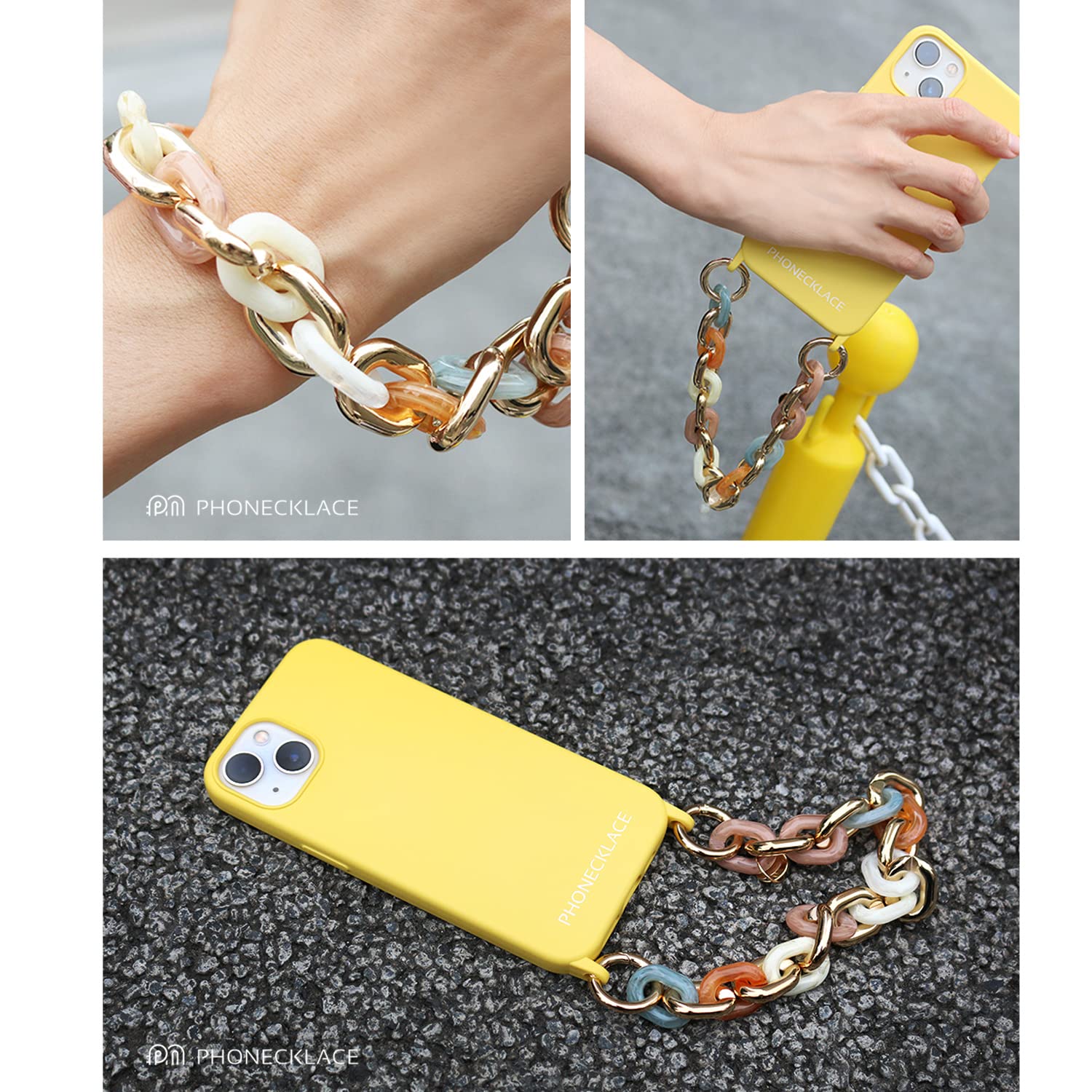 CHARLOT チェーンデザインストラップ Amazon | スマートフォンをブレPHONECKLACE スマートフォンを