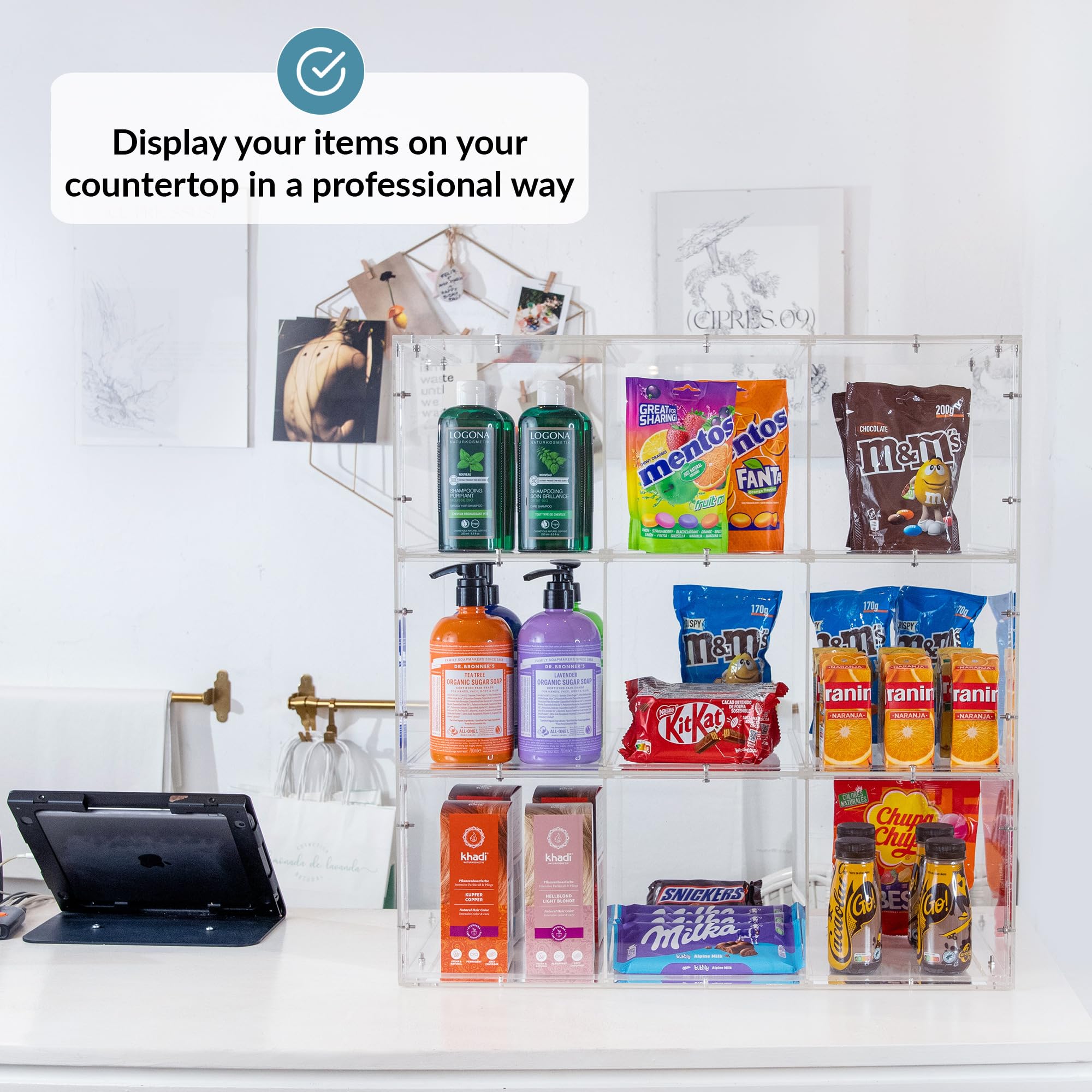 Amazon.com: Acrylic Display Case with Shelves | Impressive