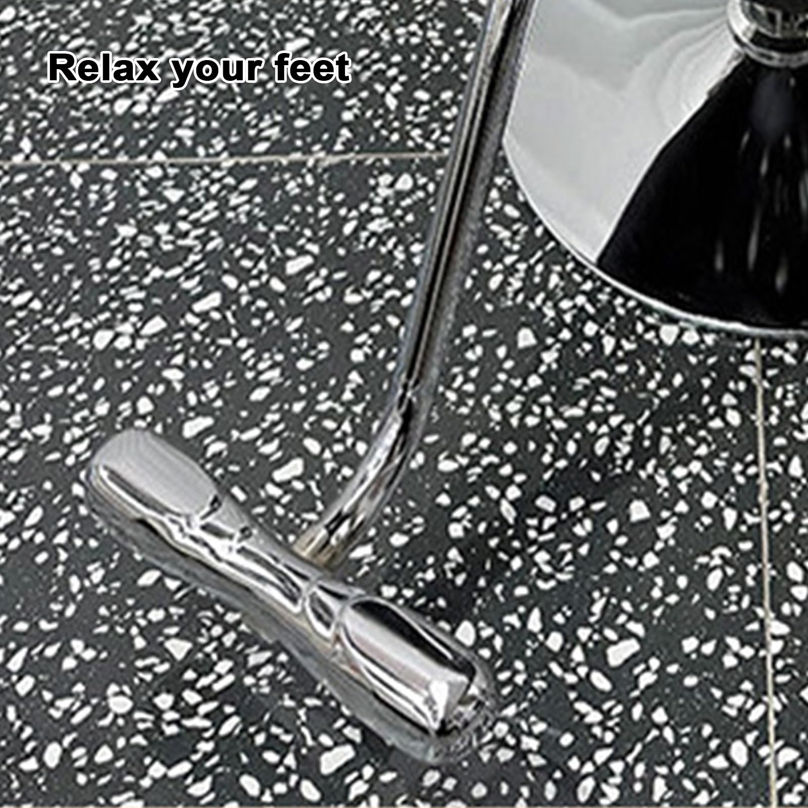 Silla Barberia Profesional Respaldo Ancho Elevador Hidráulico Giratorio de 360° Silla de Salón de Cuero Artificial con Chasis y Pedales Plateados para Salones y Spas(Orange)