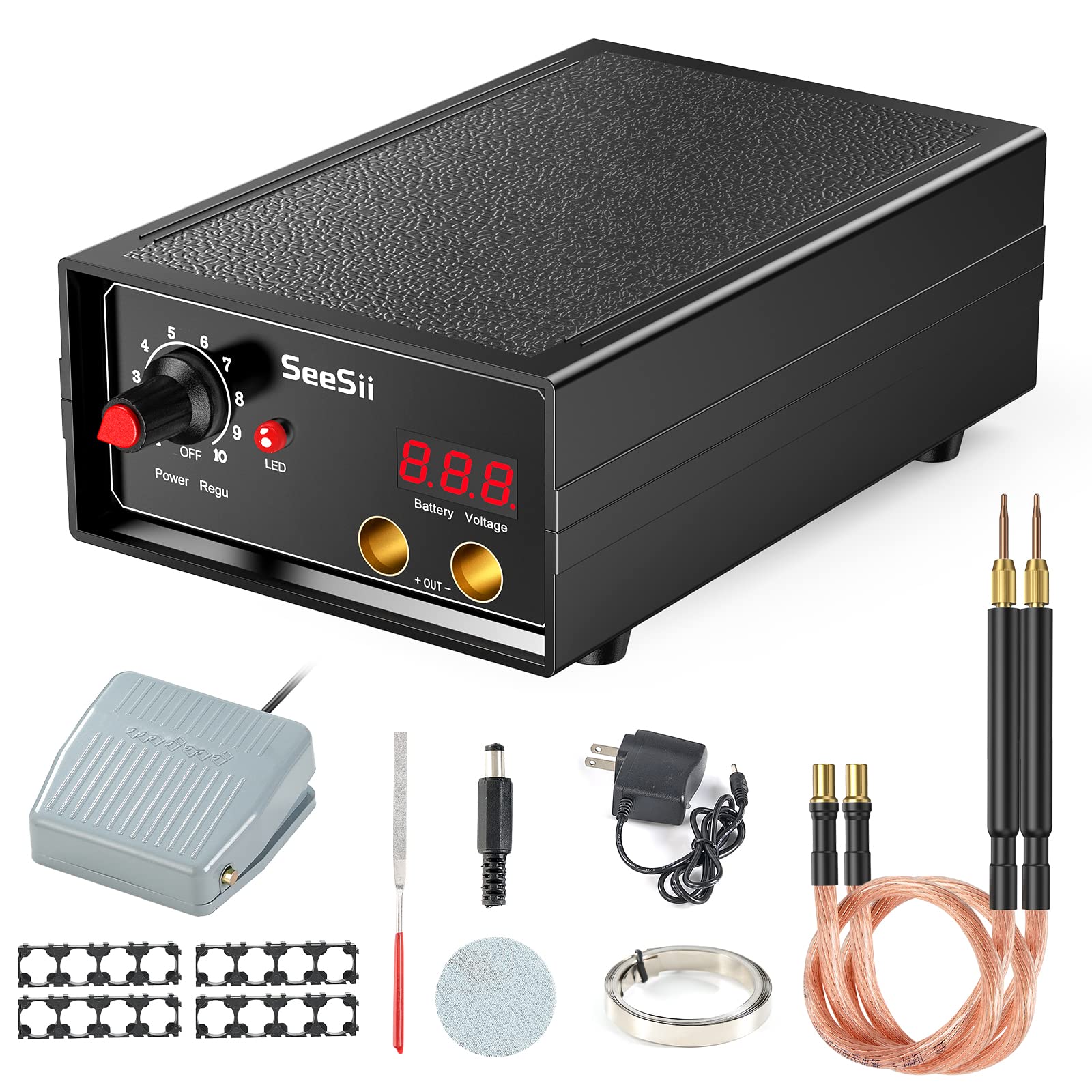 Buy SeeSii 5000W Spot Welder, 2in1 Automatic & Foot Pedal Two Modes