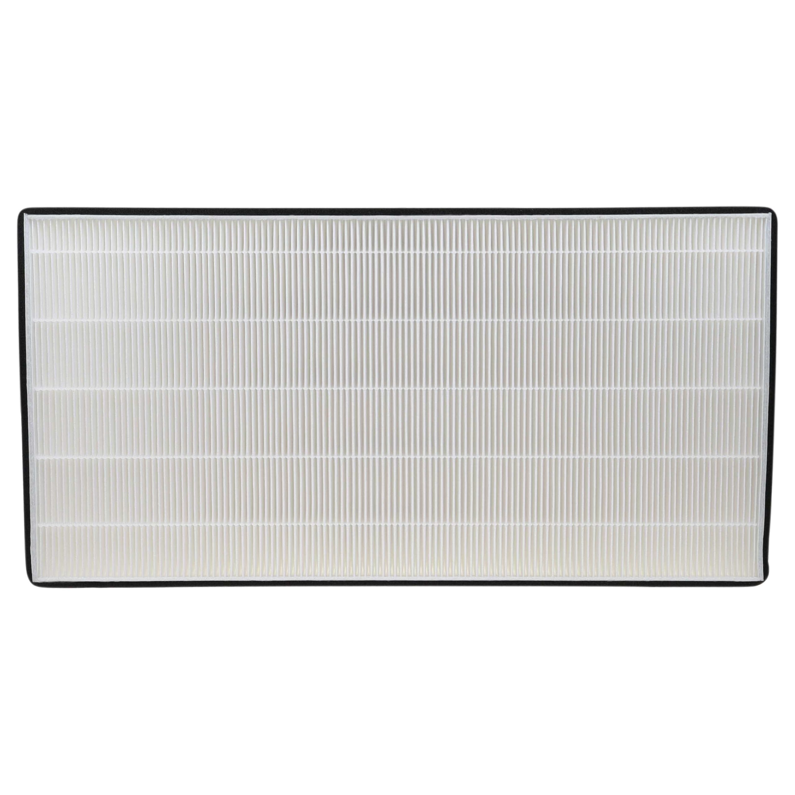 vhbw 4x Filtro polen compatible con Vallox ValloPlus 450 SE Sole, 500 SC unidad ventilación - Filtro aire F7, 45,3 x 22,5 x 5,2 cm negro blanco