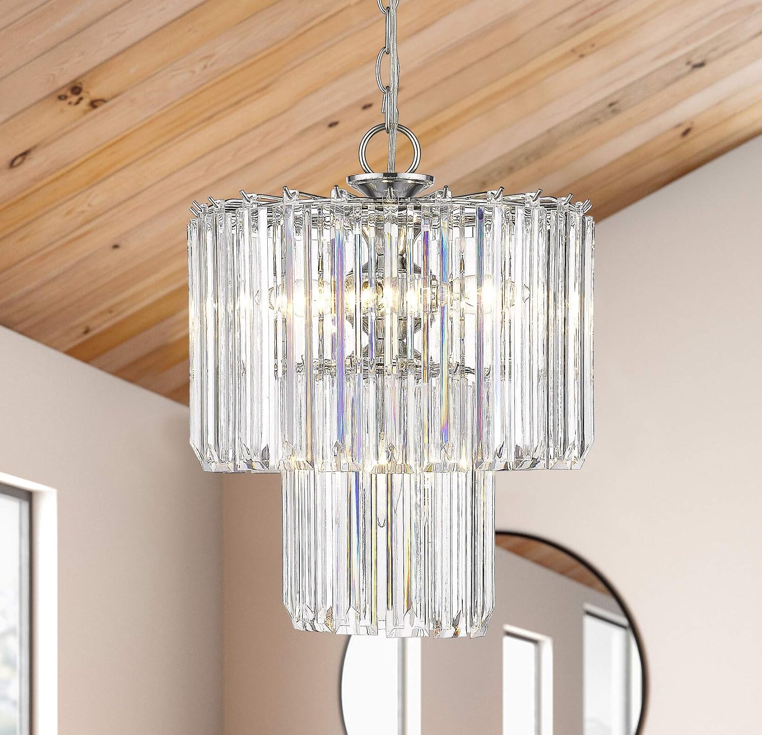 🔥 Flash Sale Odeums Luxury Modern/Contemporary Crystal Chandelier, Living Room Ceiling Light Pendant Light, Dinning Room Chandelier Pendant Lighting Fixture Limited Stock Odeums Luxury Modern/Contemporary Crystal Chandelier, Living Room Ceiling Light Pendant Light, Dinning Room Chandelier Pendant Lighting Fixture