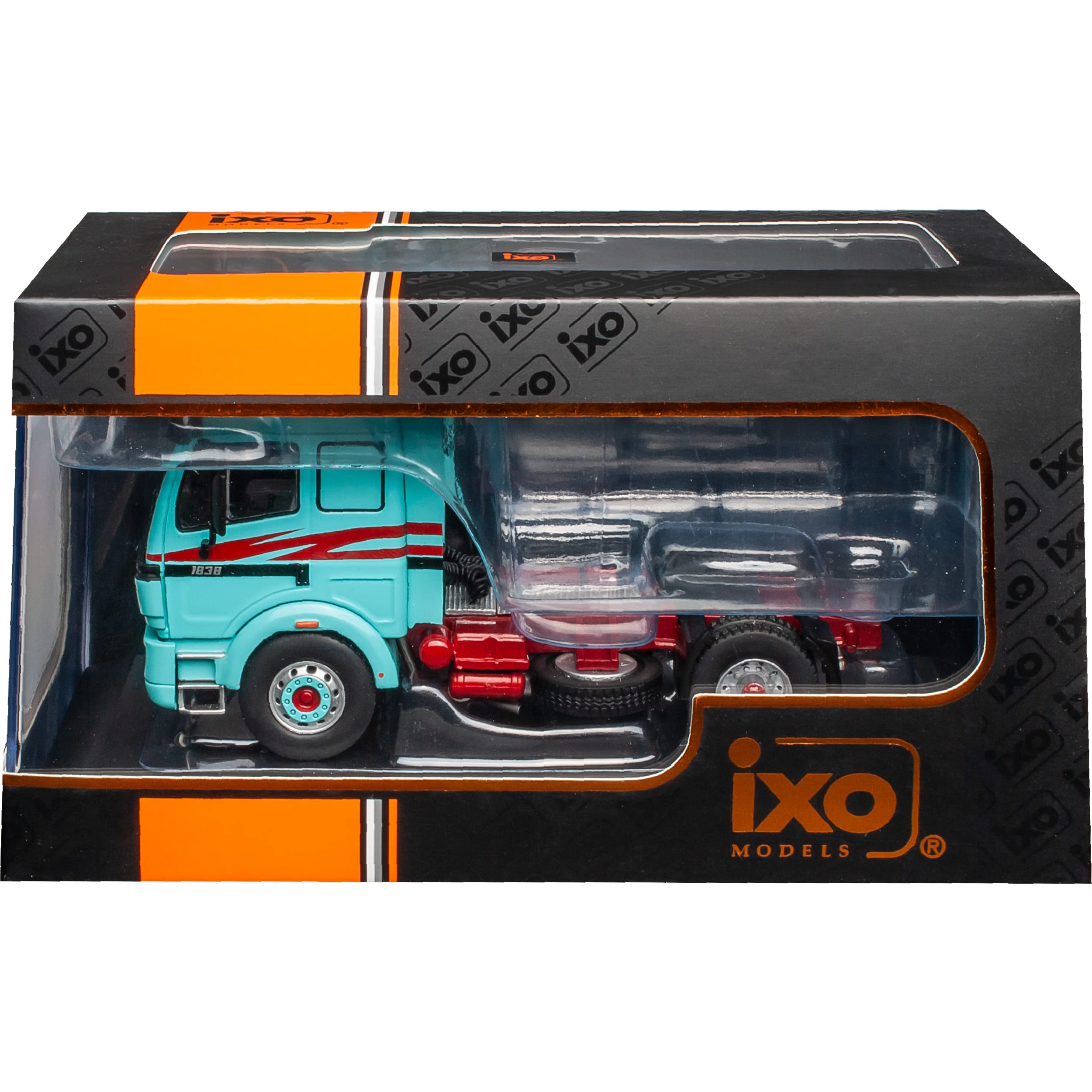 Generisch Mercedes-B 1838 LS 1994 Blau LKW Truck 1/43 Ixo Modell Auto
