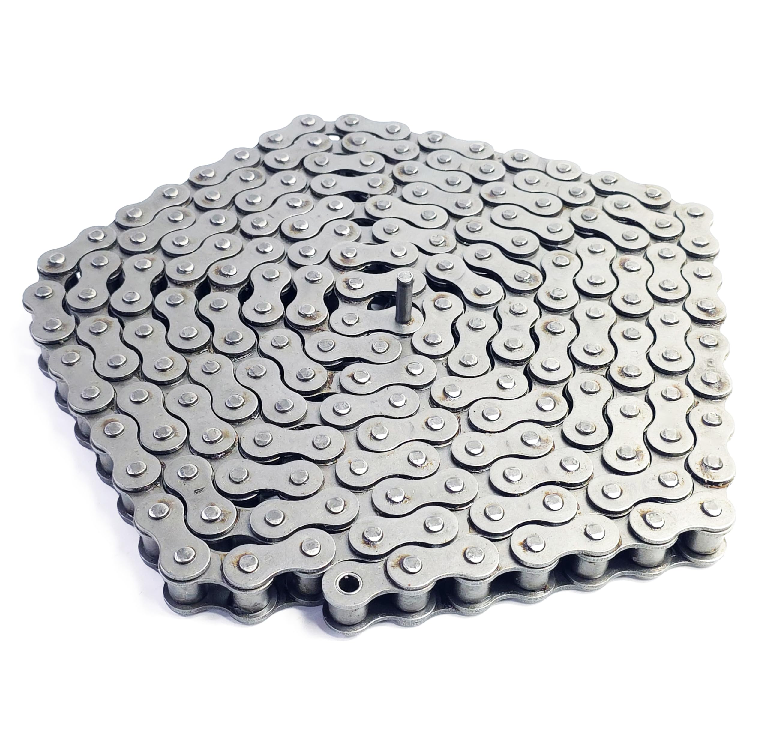 Produktbild von Rollenkette 10B-1 Einfach 5/8 Zoll – 4 Meter Hochleistungskette Mit Verschlussglied, DIN ISO 606