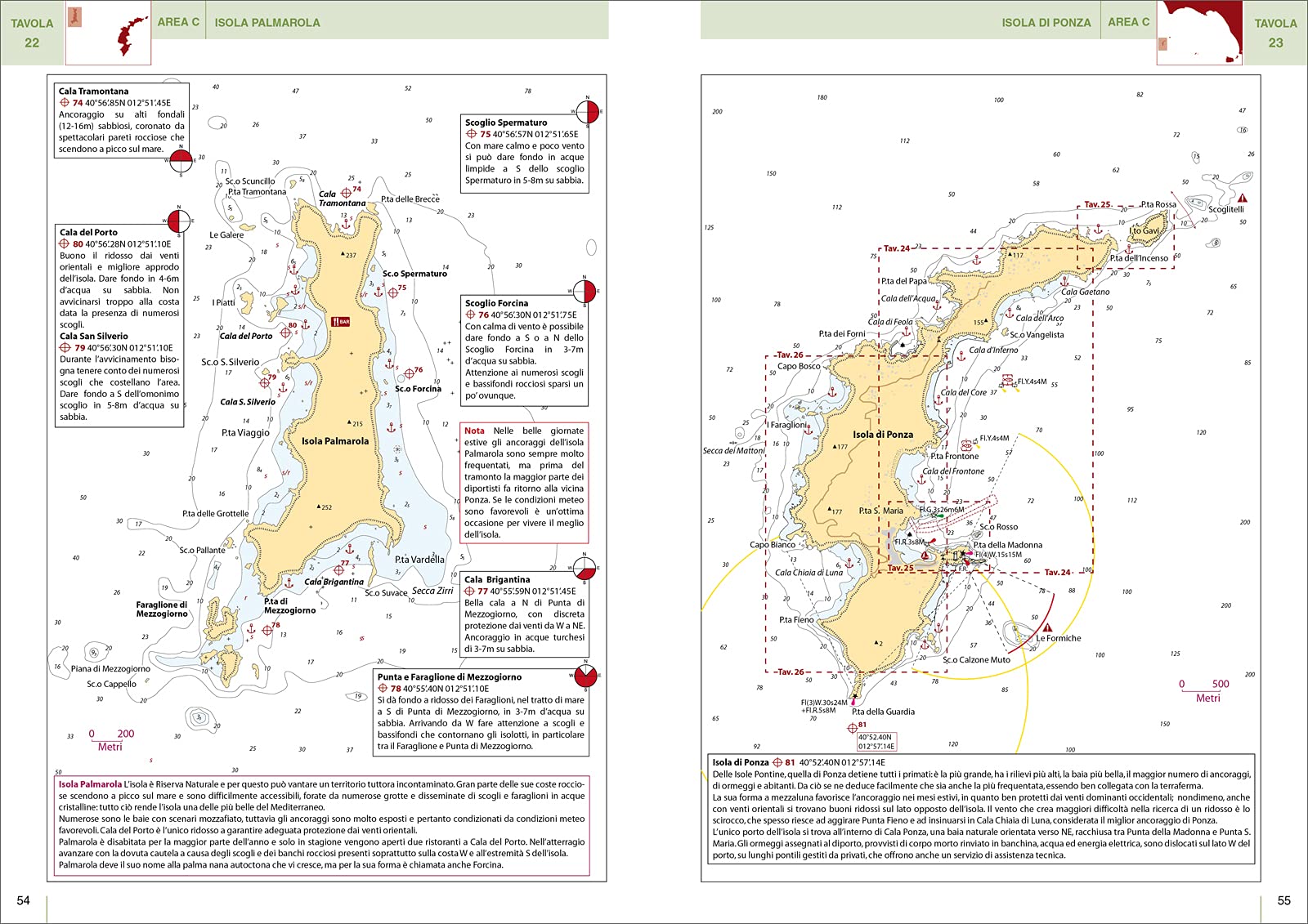 Dall’Argentario a Capo Miseno Isole Pontine-Isola d’Ischia. Portolano cartografico (Vol. 3A)