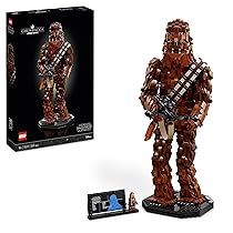 LEGO Star Wars Chewbacca, Figura da Collezione di Wookiee con Balestra, Minifigure e Targa Informativa, Kit Modellismo per Adulti 40esimo Anniversario Il Ritorno dello Jedi, Regalo Uomo e Donna 75371