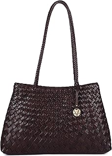 Handwoven Leather Tote Bag | Spacious & Lightweight Artisan | Handmade W...