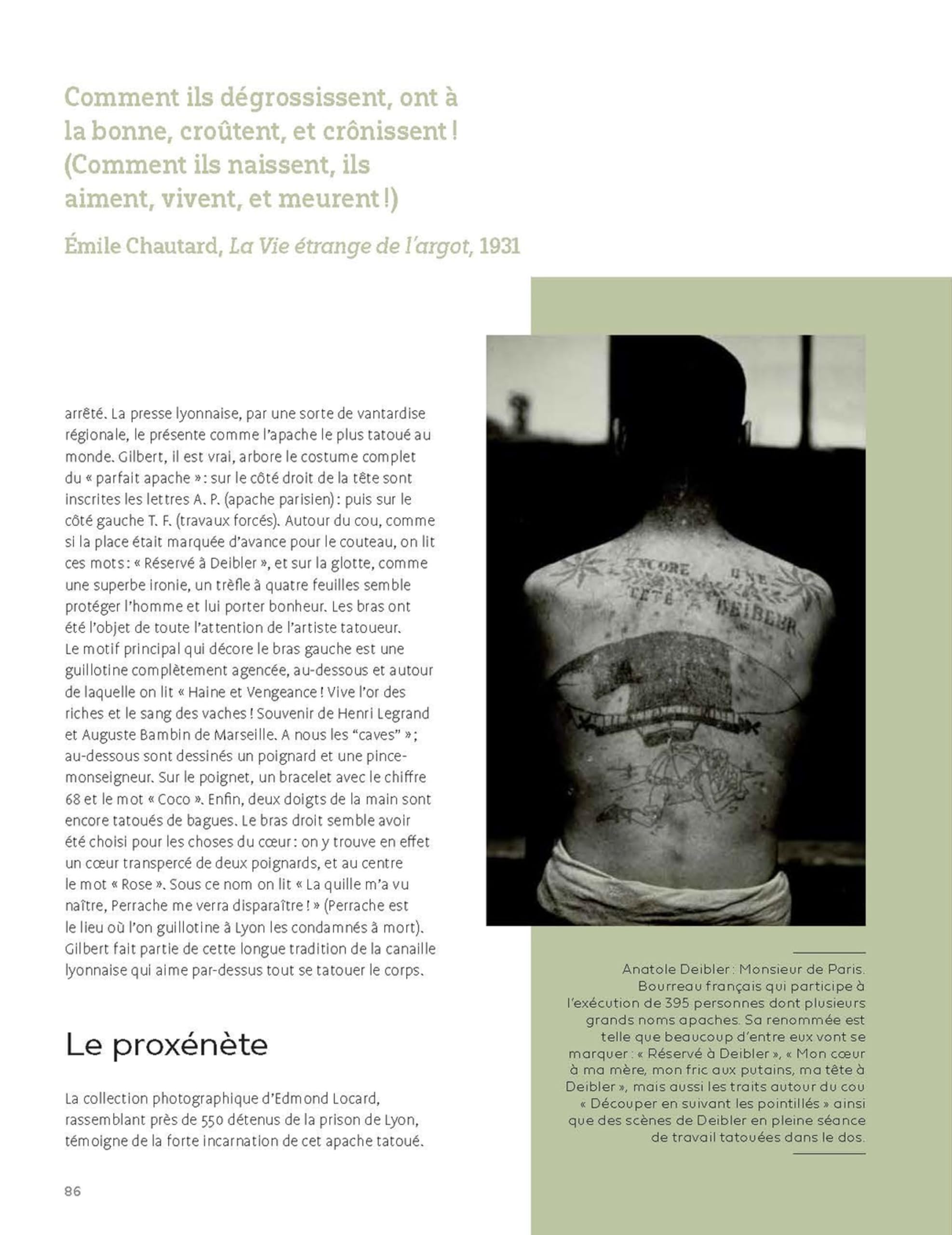 Histoire du tatouage en France: 1770-1960