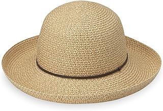 Wallaroo Hat Company Women’s Amelia Sun Hat – UPF 50+, Lightweight, Packable, Modern Style, Designed in Australia, Natural
