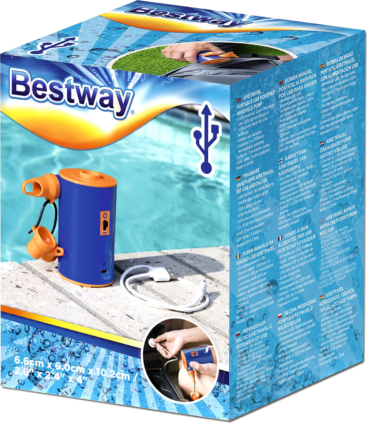 Bestway Unisex-Adult Powered Air Pumps Powered Air Pumps,Multicolor,One Size