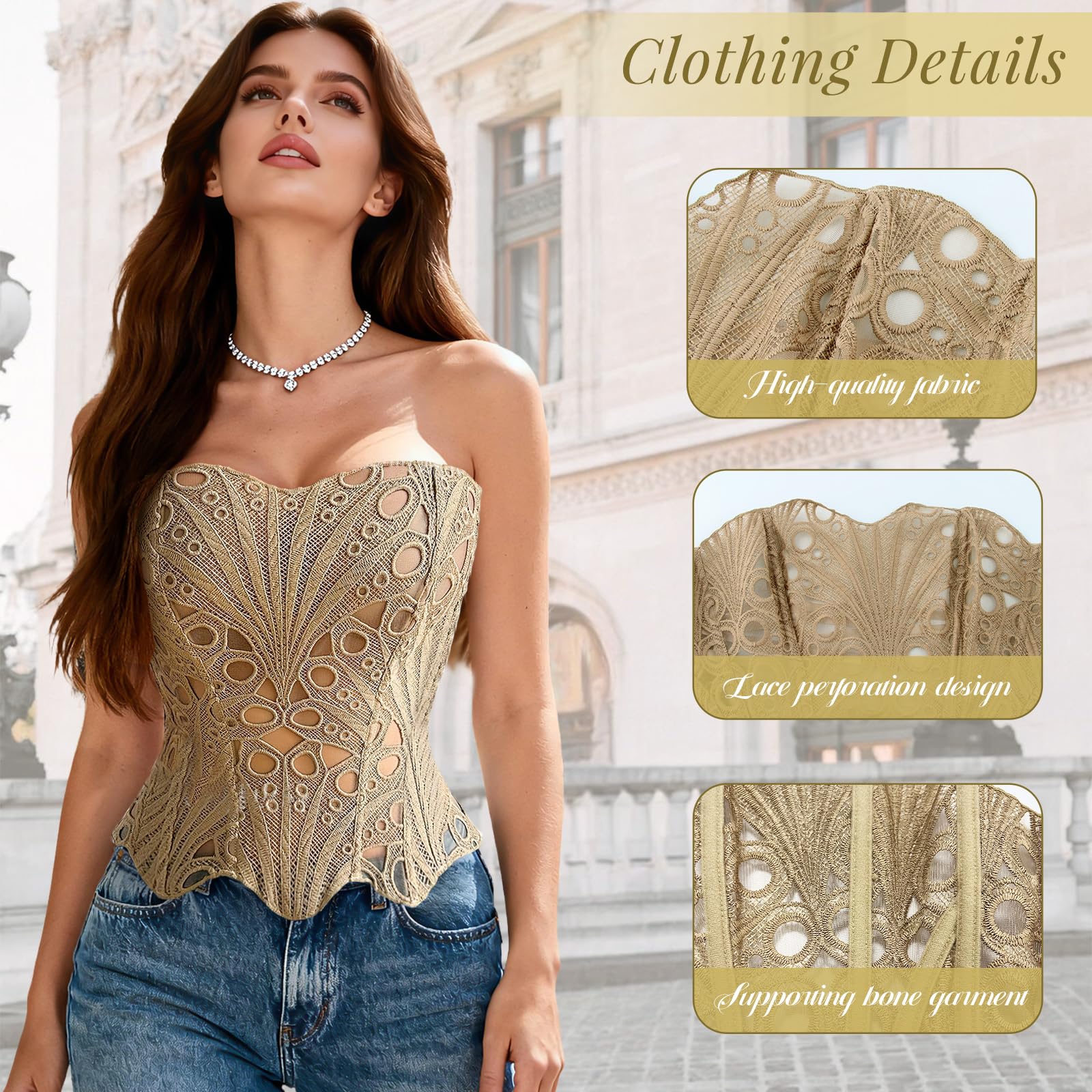 Corsé de pecho completo para mujer, estilo gótico, Corse Corset Mujer, ientre Plano Dieta Corset