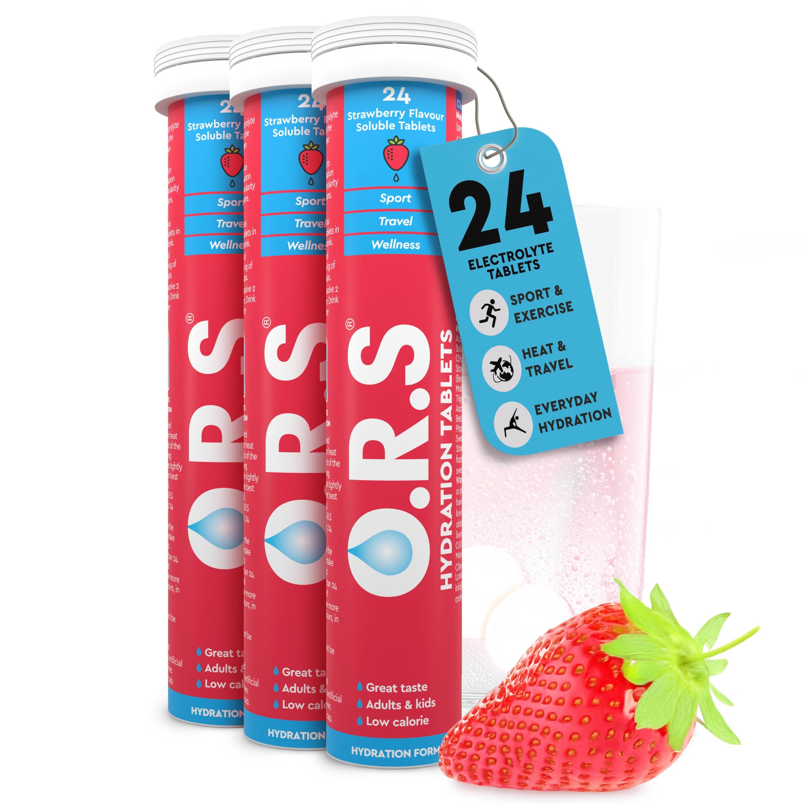 O.R.S Hydration Tablets with Electrolytes for Rehydration