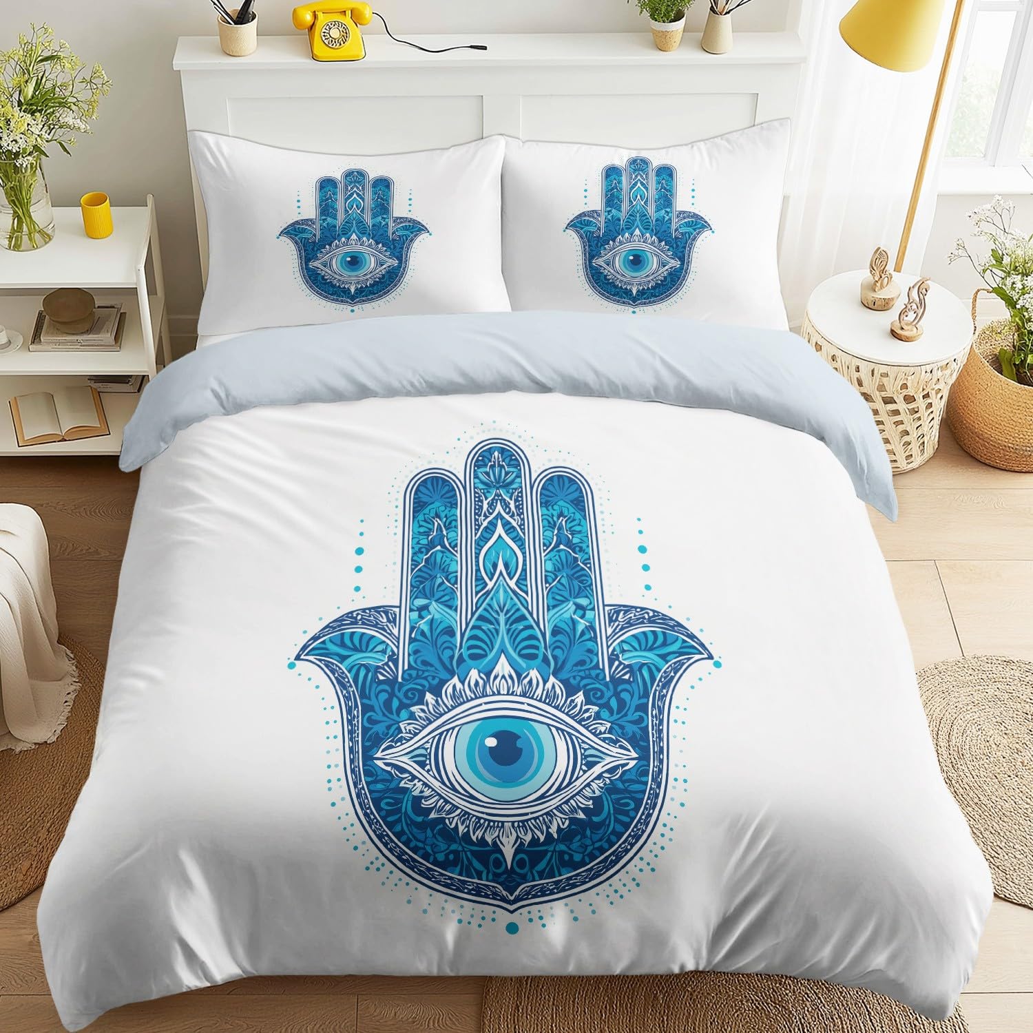 Housse de couette bohème 140x200 cm pour créer une chambre zen et mystique chez soi