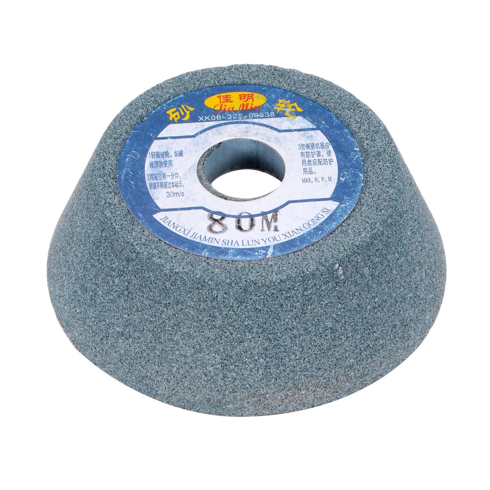 QUARKZMAN Meule Conique de 4 Pouces de 80 Grains en Carbure de Silicium Vert Meule GC pour Meulage de Surface Meule Abrasive pour Outil en Céramique