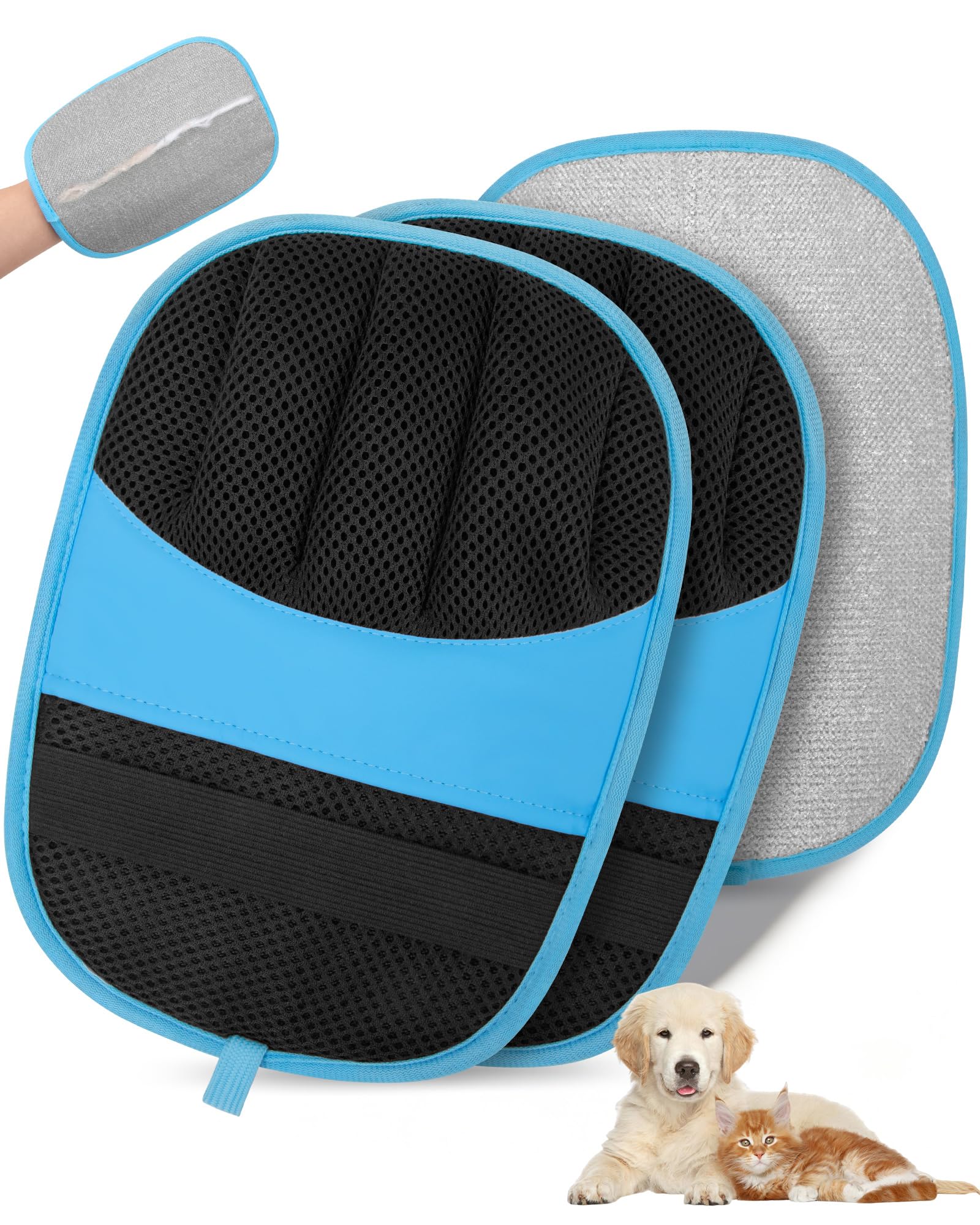 RZPTL Pet Hair Removal Glove 2-Pack