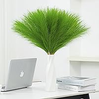 Vista 10 de 30 piezas de 22" Hierba de Pampas Gris - Decoración de Hierba de Pampas Artificial Arreglo Floral Pompas y Relleno de Jarrón para Decoración Bohemia