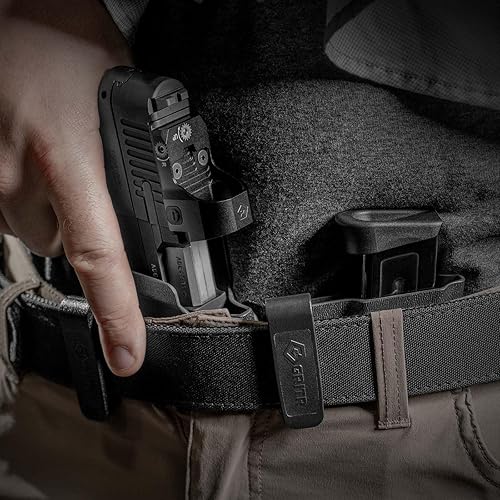 Miniatura 3 de GRITR IWB Appendix Carry Kydex RightLeft Hand Gun Holster Compatible with Taurus G2cG2sG3cG3x wMagazine Holder, Optic Cut, Open Bottom, Adjustable