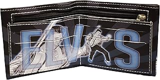 Midsouth Products Elvis Presley Foldable Wallet - Blue Suede Shoes, Multicolored, Medium, Multicolored, Medium