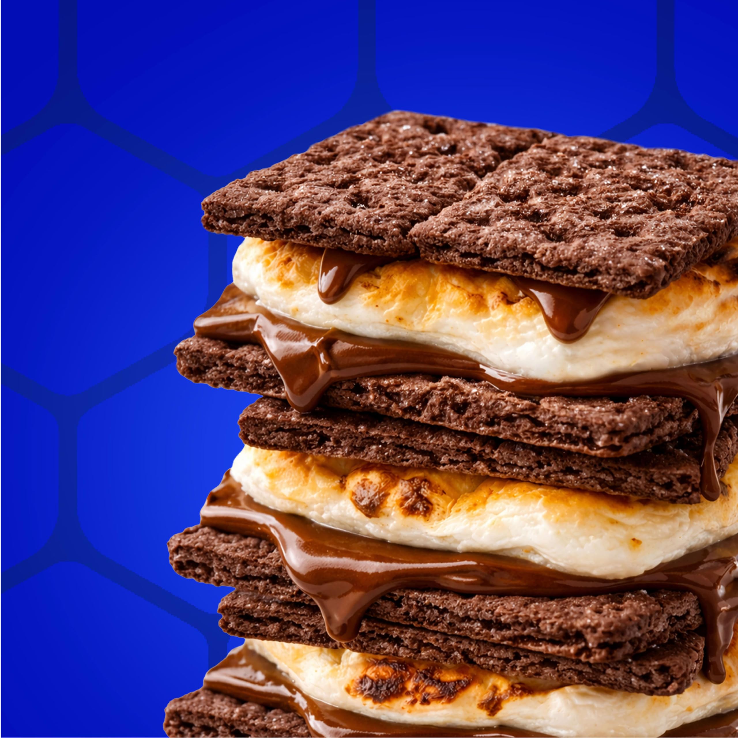Honey Maid Chocolate Fresh Stacks Grahams, Chocolate Graham Crackers, 170-345 ml Boxen (insgesamt 36 Stapel) | Großpackung Reisesnacks, 8 g Vollkorn pro 30 g Portion, kein Maissirup mit hohem Fruchtzuckergehalt, einzeln verpackt
