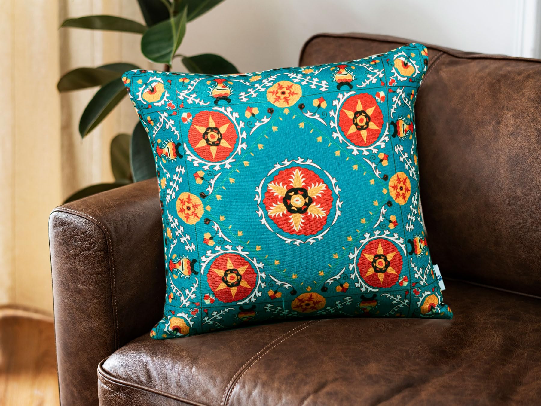 PLIVANA Polyester Cushion Cover for Home Decor | Lightweight Backrest | Seating Sofa Cushion Cover | Use for Living Room, Bedroom & Office | Indoor Seating Arrangements | Multi-image-30