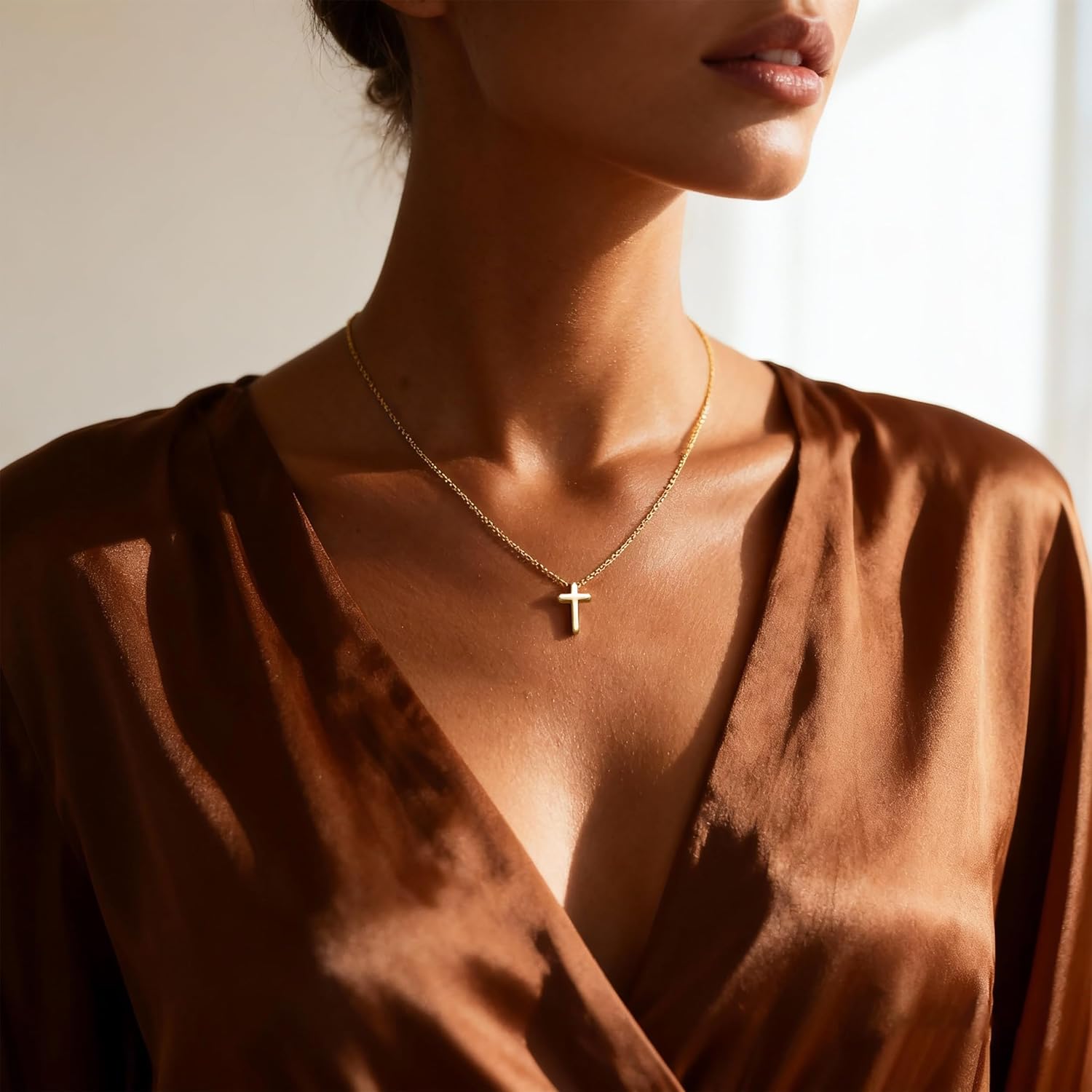 Baydurcan Christian Gifts For Women Dainty Cross Necklace for Mom, Nana, Sister, Friend, Daughter Ideal Cross Gifts for Christmas, Thanksgiving, Birthday, Mother's Day - Image 4