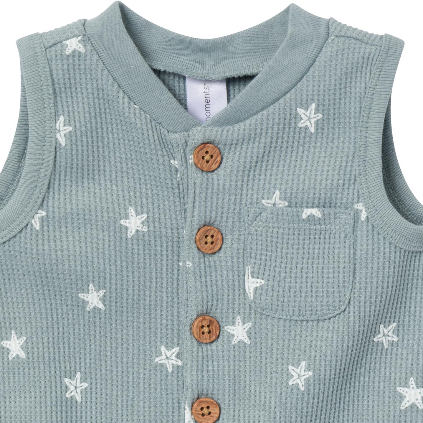 Modern Moments by Gerber baby-boys Sleeveless Romper - Image 2