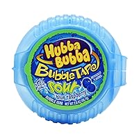 Vista 1 de Hubba Bubba Bubble Tape Sour Blue Raspberry 6 Feet Gum 56.7gm