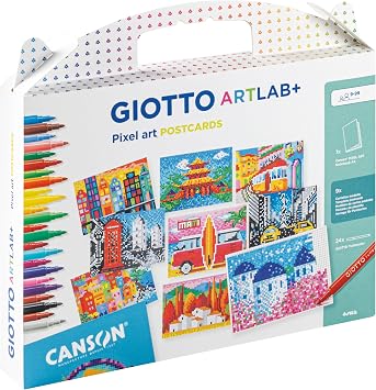 Giotto Artlab+ Pixel Art Postcards