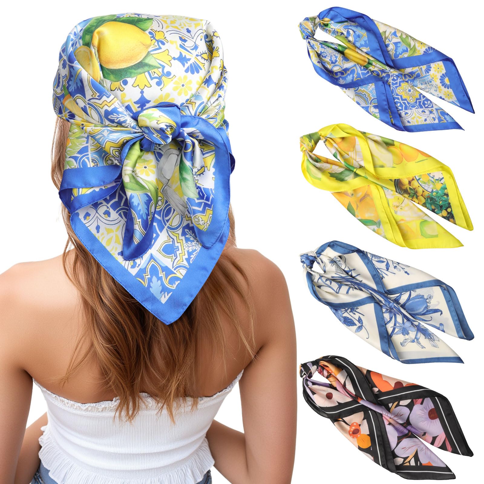 CHLINS 4-Pack Scarf