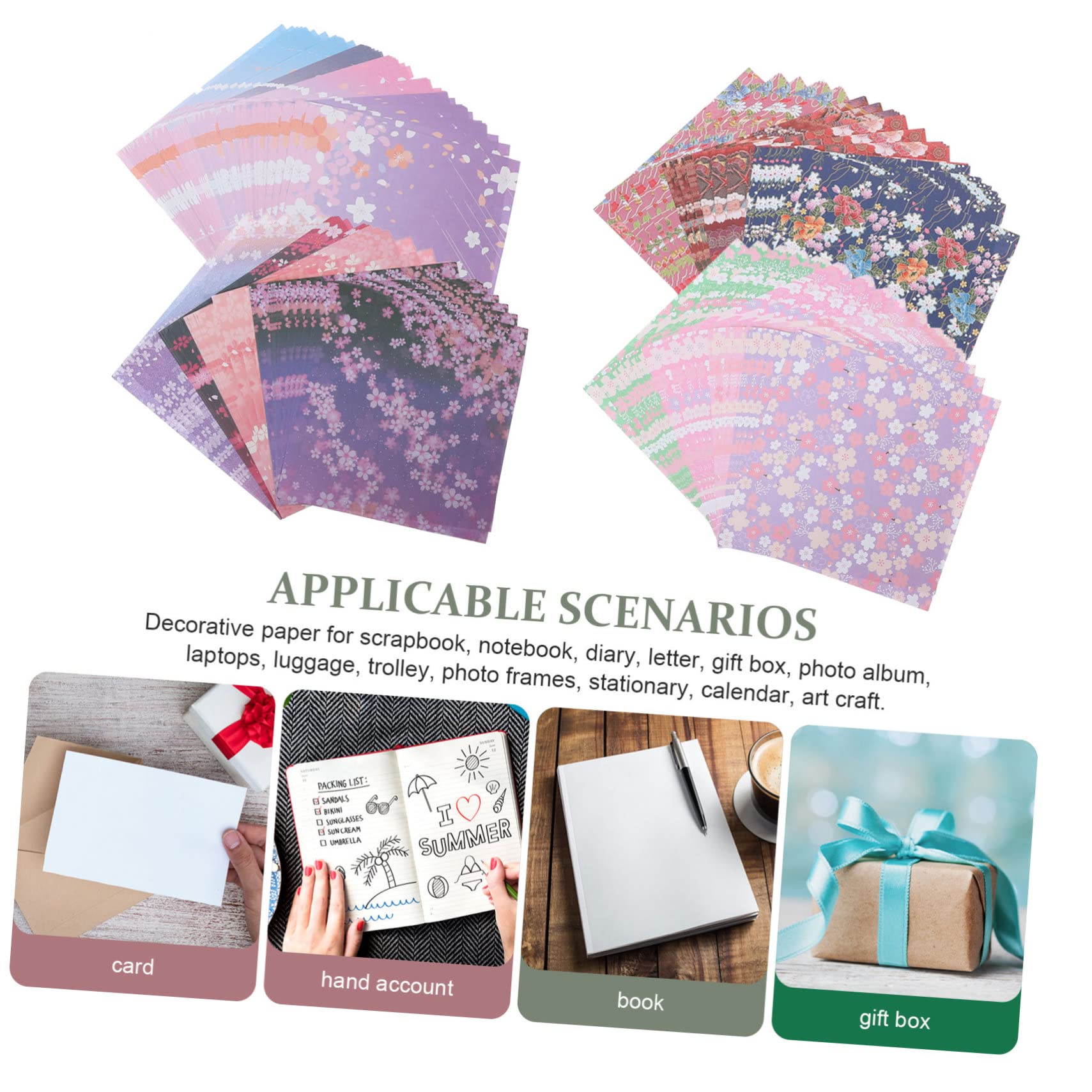 SEWACC 480blätter Bastelpapier Zum Origami Falten Hochwertiges Quadratisches Faltpapier Bedruckt Für Diy-projekte Scrapbooking Und Kinderkreativität